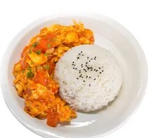 Tomato and Egg Rice Bowl