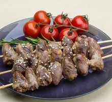 Grilled Chicken Hearts