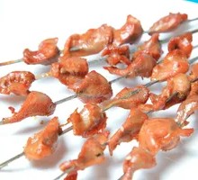 Grilled Chicken Gizzard Skewers