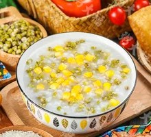 Mung Bean and Corn Porridge