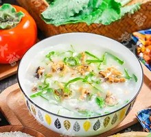 Bok Choy and Mushroom Rice Porridge