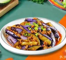 Minced Pork with Eggplant Noodles