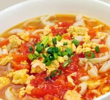 番茄炒蛋盖浇面