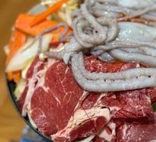 Octopus and Beef Hot Pot