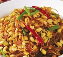 豆嘴肉沫炒粉条