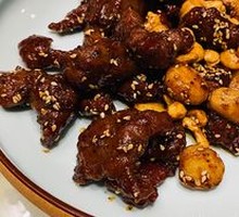 黑椒蒜子牛肉粒