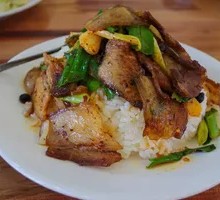 Spicy Pork Fried Rice Bowl