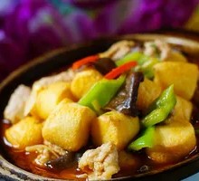 Three Delicacies Tofu Pot