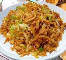 Stir-Fried Meat with Flatbread