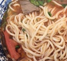 香菇牛肉盖浇面