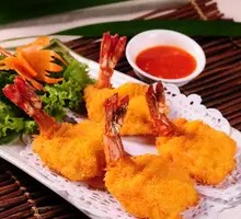 Golden Butterfly Shrimp