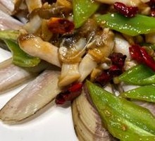 辣炒鲜蛏