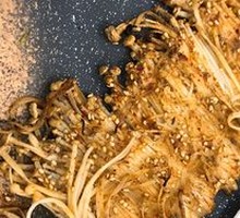 Grilled Enoki Mushrooms