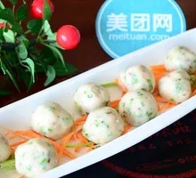 波菜鸡肉丸