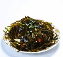 Cold-mixed kelp strands