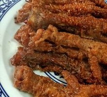 Braised Chicken Feet with Tiger Skin
