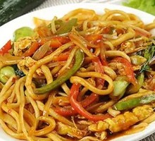 Stir-Fried Noodles with Meat
