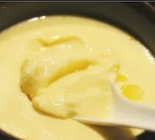 Steamed egg custard