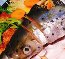 Collagen Salmon Head Hot Pot