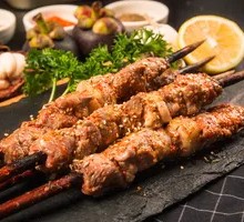Lamb Skewers with Red Willow