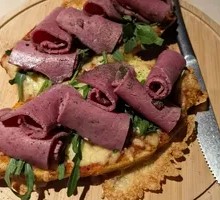 Pasta Beef Croissant Pizza