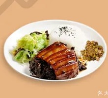 Preserved Vegetable Braised Pork Rice