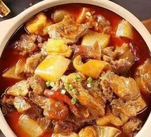 Braised Beef Tendon and Brain煲