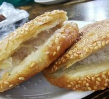 烧饼夹白糖