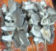 Fried Mushroom Skewers