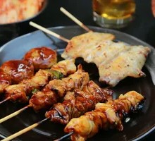 烤甜鸡皮