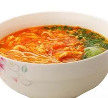 番茄挂面汤