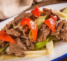 Scallion Stir-Fried Lamb