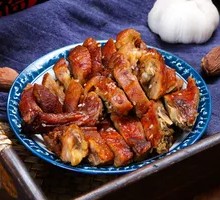 芝麻烤鸭切块
