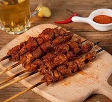 烤猪颈肉串