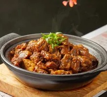 石锅豆腐炖牛肉