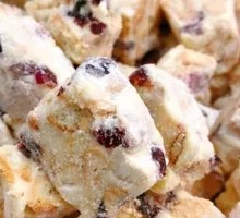 Cranberry Snow Candy