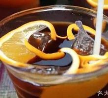 Orange C Iced Americano