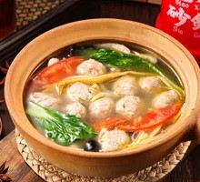 Three Delicacies Meatball Soup