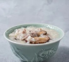 Shiitake and Pork Rice Porridge