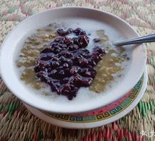 Purple Sweet Potato Black Rice Porridge