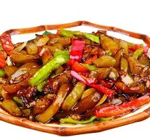 Braised Eggplant with Meat Rice Bowl