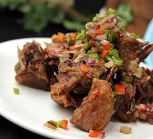 甜咸孜然炒鸭架