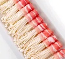 Enoki Mushroom and Pork Belly