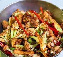 Spicy Stir-Fried Organic Cauliflower