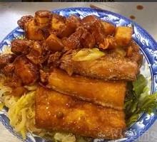 Stewed Mackerel and Pork Platter Rice