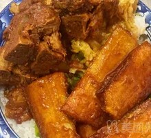 Cod and Pork Rib Platter Rice