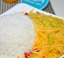 Sour Potato Noodles with Rice