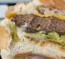 Signature Creamy Mushroom Beef Burger