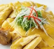 Scallion Oil Boiled Chicken