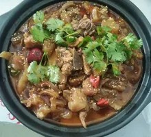 Stewed Beef Tendons and Brain